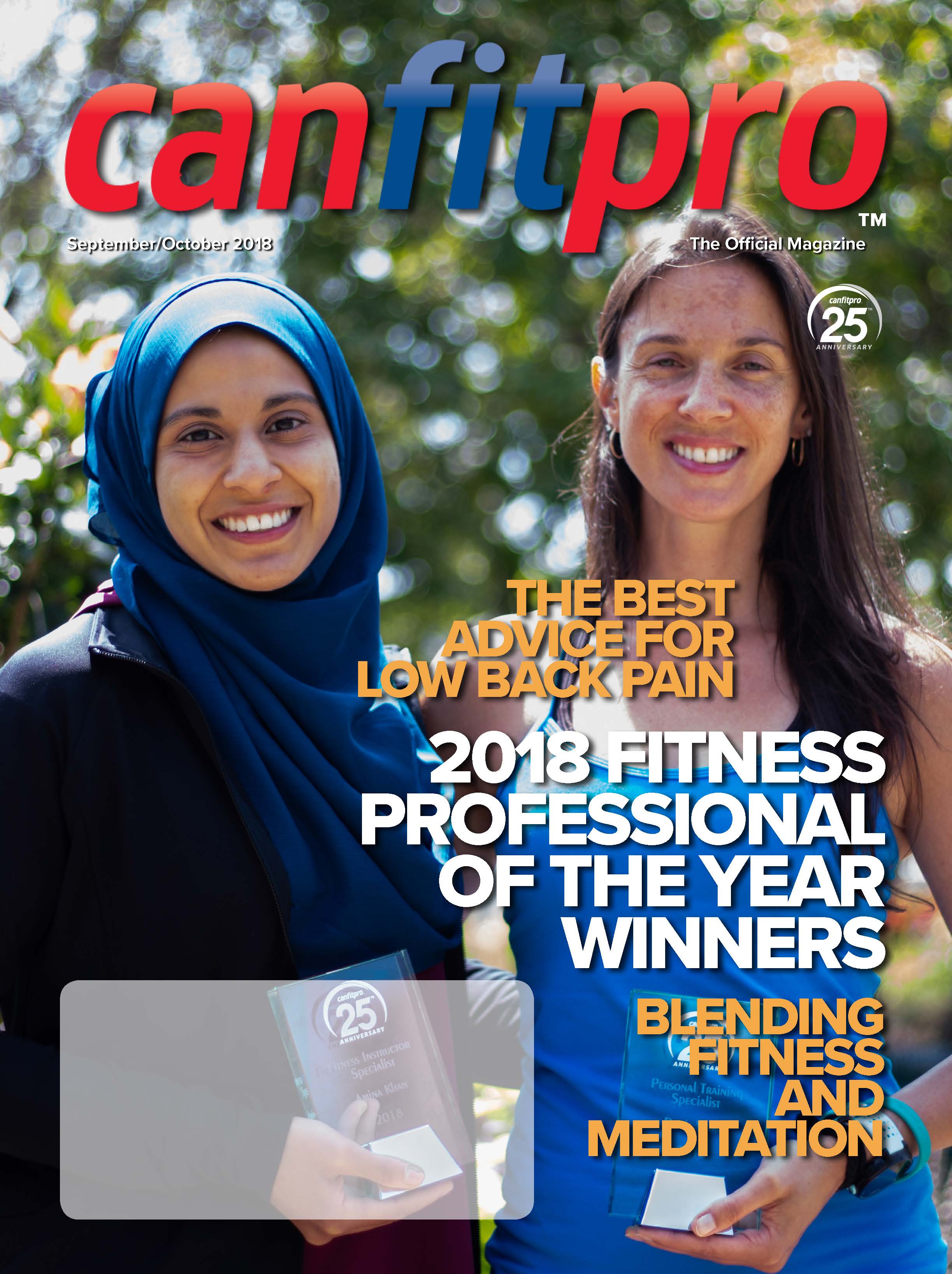 canfitpro Magazine | Sep/Oct 2018 cover