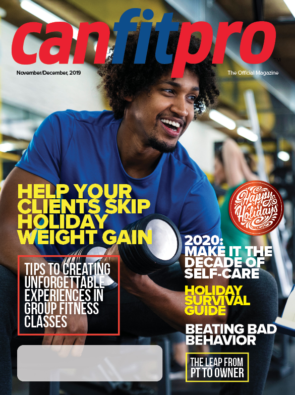 canfitpro Magazine | Nov/Dec 2019 cover