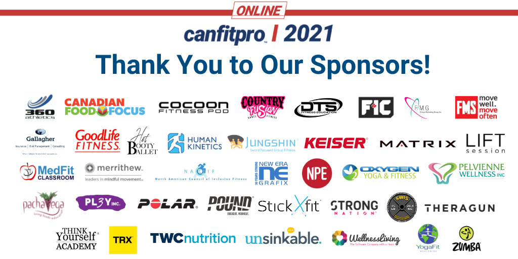 2021 canfitpro event sponsors